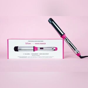 Pink and Silver Wave Maker Curling Wand